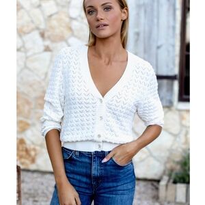 Emerson Fry Astrid Knit Cardigan Size Medium